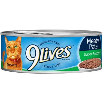 9Lives Meaty Pate Wet Cat Food
