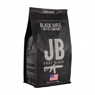 Black Rifle Coffee Ground (Just Black (Medium Roast), 12 Ounce)