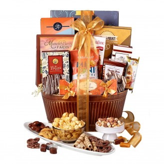 Broadway Basketeers Thinking of You Gift Basket, Fresh Cookies, Gourmet Candy, Valentines Day, Housewarming, Birthday or Thank You Gifts For Christmas, Holiday, Corporate, & Any Other Occasion