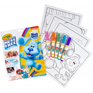 Crayola Blues Clues Wonder, 18 Mess Free Coloring Pages, 1 Count (Pack of 1), Multi