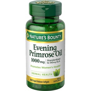 Nature's Bounty Primrose Oil Pills, 1000mg 60Ct
